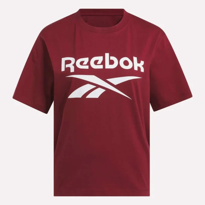 Damen-T-Shirt mit großem Logo und Oversize-Passform