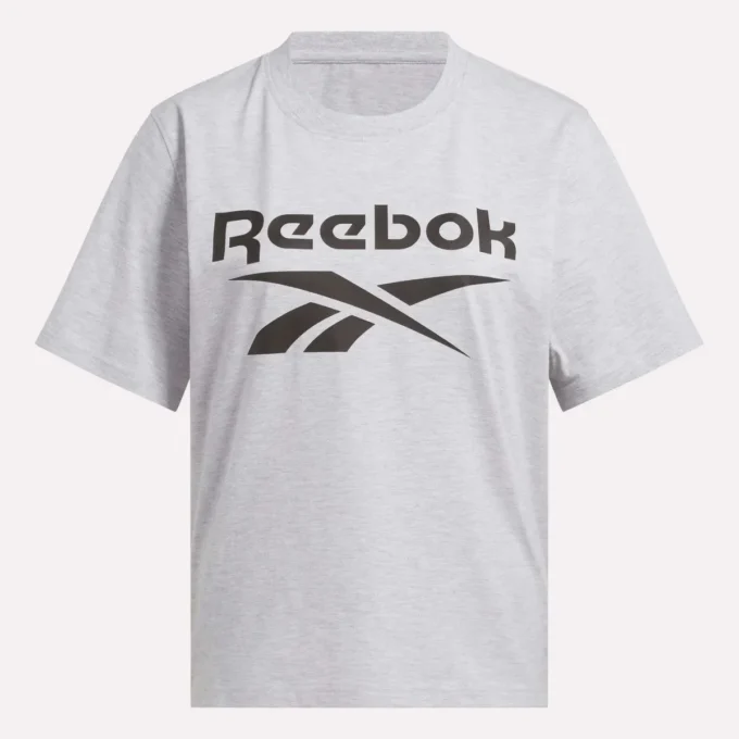 Damen-T-Shirt mit großem Logo und Oversize-Passform