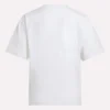 Damen-T-Shirt mit großem Logo und Oversize-Passform