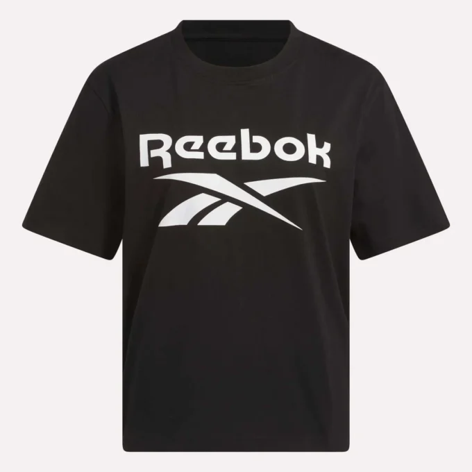 Damen-T-Shirt mit großem Logo und Oversize-Passform
