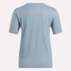 Damen-T-Shirt mit großem Logo und Rundhalsausschnitt