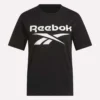 Damen-T-Shirt mit großem Logo und Rundhalsausschnitt