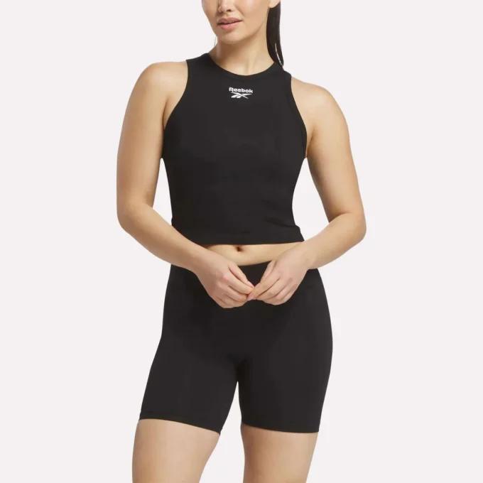 Damen-Tanktop mit Rippstrick