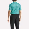 Herren-Golfpoloshirt mit kurzen Ärmeln und Alligator-Print