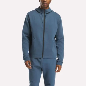 Herren-Hoodie Active Collective DreamBlend mit durchgehendem Reißverschluss