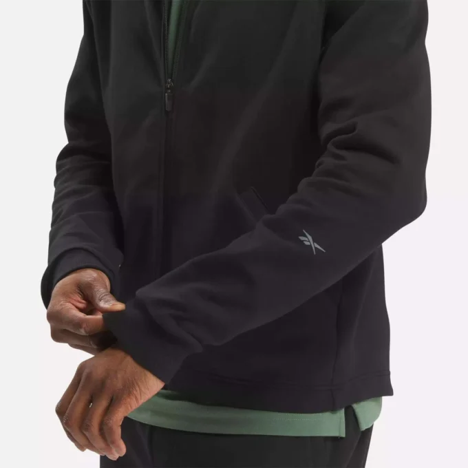 Herren-Hoodie Active Collective DreamBlend mit durchgehendem Reißverschluss