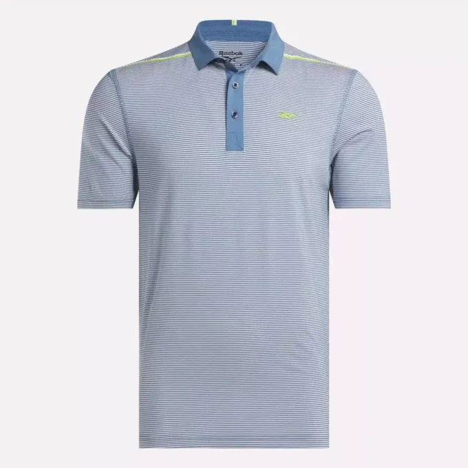 Herren-Kurzarm-Polohemd mit Streifen