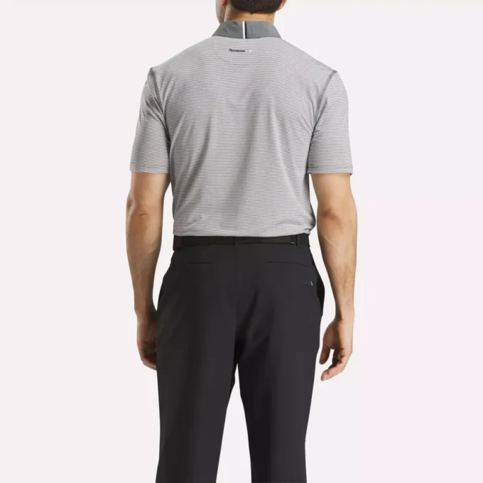 Herren-Kurzarm-Polohemd mit Streifen