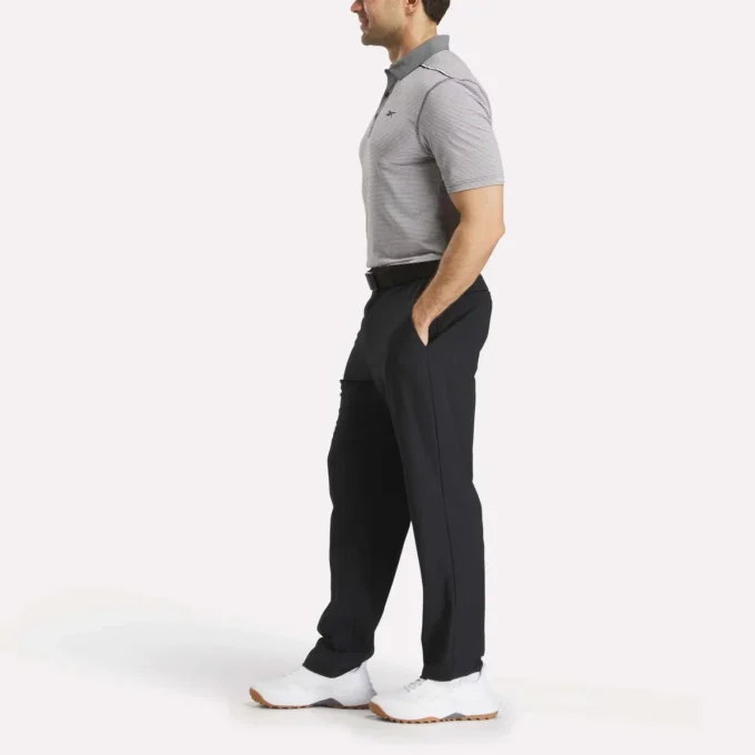 Herren-Kurzarm-Polohemd mit Streifen