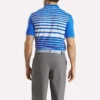 Herren-Kurzarm-Pullover-Polohemd mit Nano-Streifen