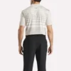 Herren-Kurzarm-Pullover-Polohemd mit Nano-Streifen