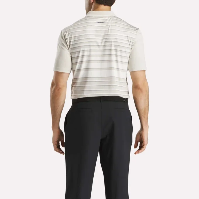 Herren-Kurzarm-Pullover-Polohemd mit Nano-Streifen