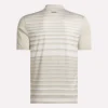 Herren-Kurzarm-Pullover-Polohemd mit Nano-Streifen