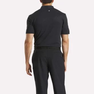 Herren-Polohemd mit gebondetem Kragen und Farbblockdesign