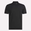 Herren-Polohemd mit gebondetem Kragen und Farbblockdesign