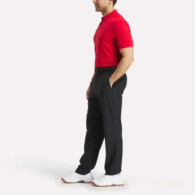 Herren-Polohemd mit kurzen Ärmeln aus gebondetem Micro-Piqué