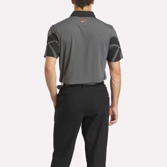 Herren-Polohemd Signature Vector Colorblocked