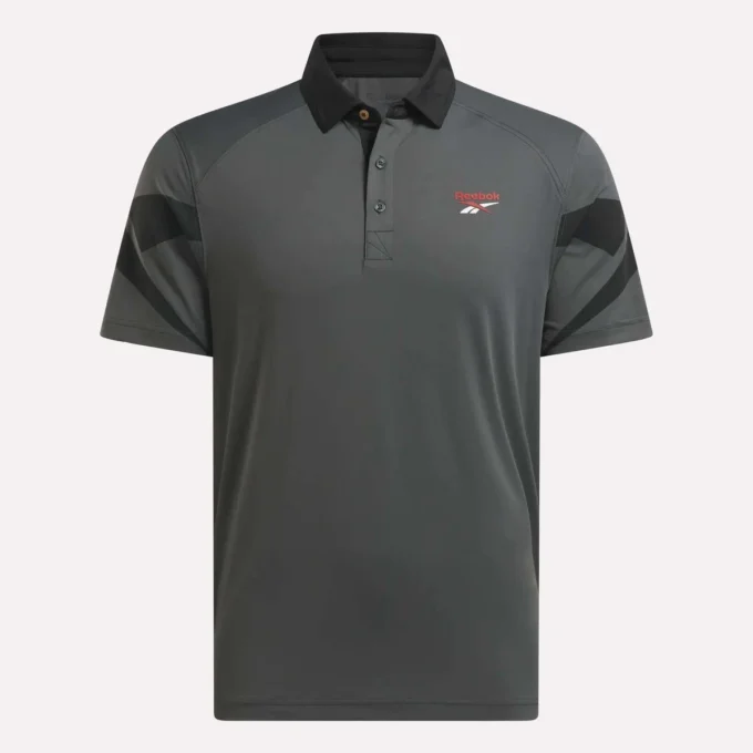 Herren-Polohemd Signature Vector Colorblocked