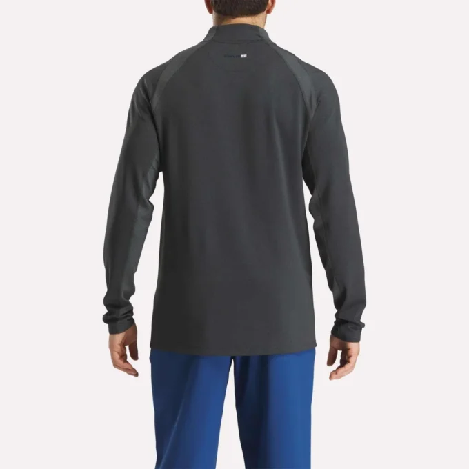 Herren-Pullover mit langen Ärmeln, Aero Flex und 1/4-Reißverschluss