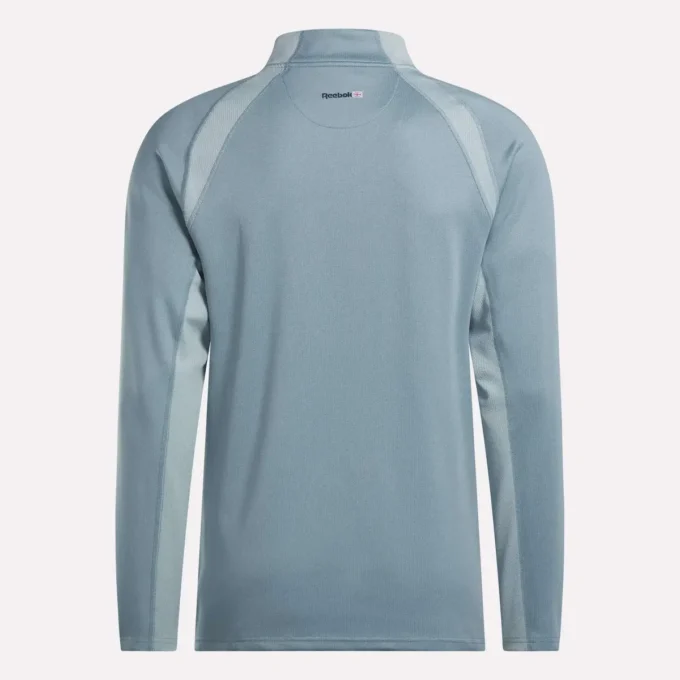 Herren-Pullover mit langen Ärmeln, Aero Flex und 1/4-Reißverschluss