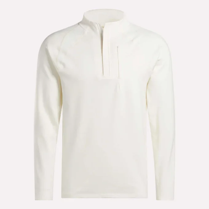 Herren-Pullover mit langen Ärmeln, Aero Flex und 1/4-Reißverschluss