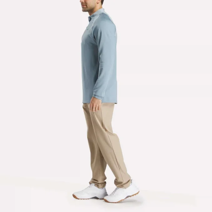 Herren-Pullover mit langen Ärmeln, Aero Flex und 1/4-Reißverschluss