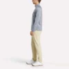 Herren-Sweatshirt mit Viertelreißverschluss und kationischer Feuchtigkeitsableitung