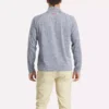 Herren-Sweatshirt mit Viertelreißverschluss und kationischer Feuchtigkeitsableitung