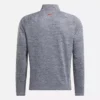 Herren-Sweatshirt mit Viertelreißverschluss und kationischer Feuchtigkeitsableitung