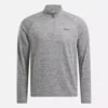 Herren-Sweatshirt mit Viertelreißverschluss und kationischer Feuchtigkeitsableitung