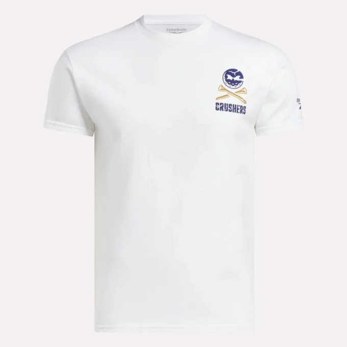 Herren-T-Shirt mit gestapeltem Crushers-Logo