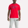 Herren-T-Shirt mit großem Logo und Rundhalsausschnitt