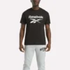 Herren-T-Shirt mit großem Logo und Rundhalsausschnitt