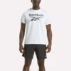 Herren-T-Shirt mit großem Logo und Rundhalsausschnitt