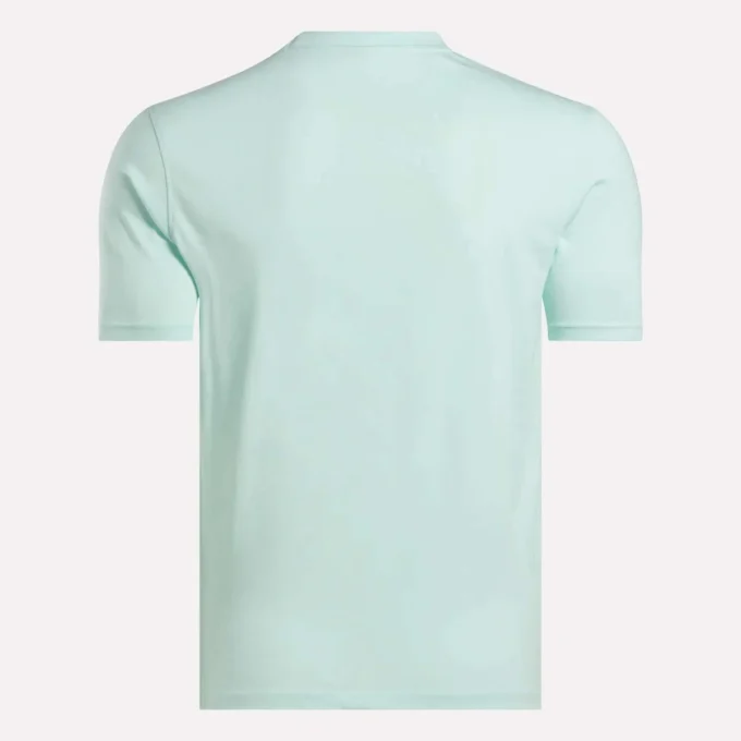 Herren-T-Shirt mit großem Logo und Rundhalsausschnitt