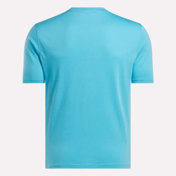 Herren-T-Shirt mit großem Logo und Rundhalsausschnitt