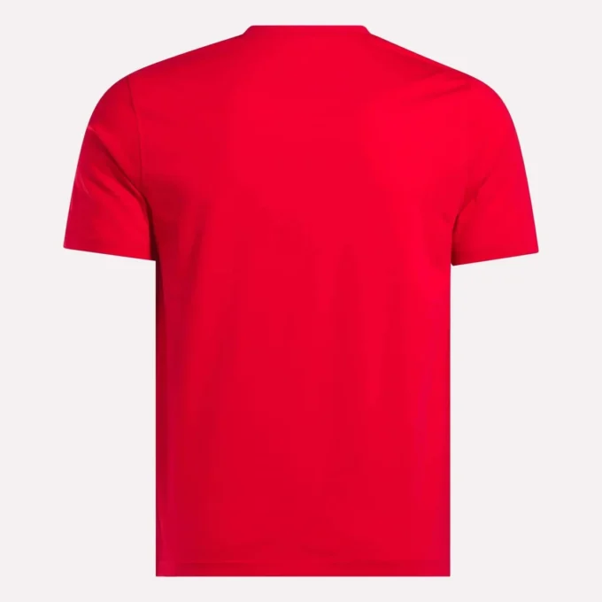 Herren-T-Shirt mit großem Logo und Rundhalsausschnitt