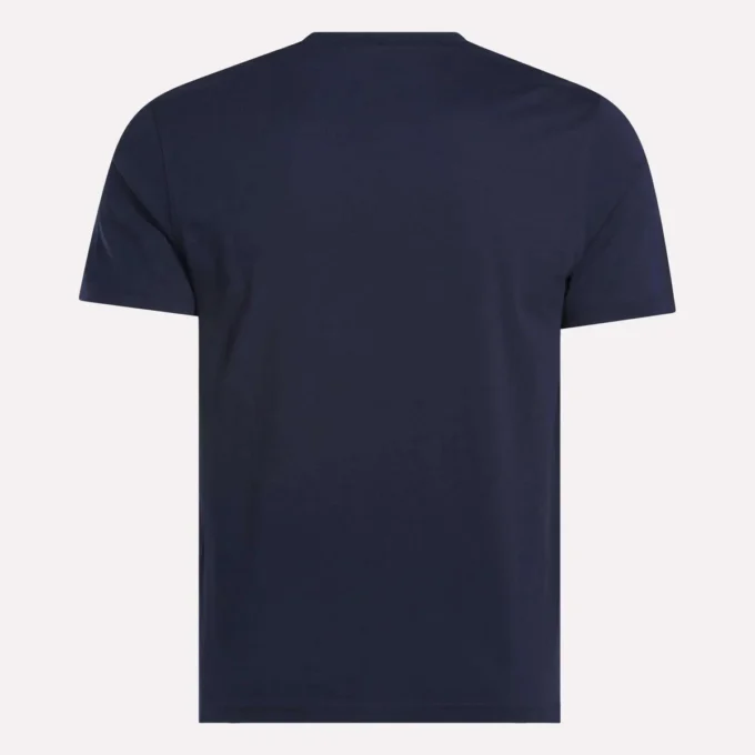 Herren-T-Shirt mit großem Logo und Rundhalsausschnitt