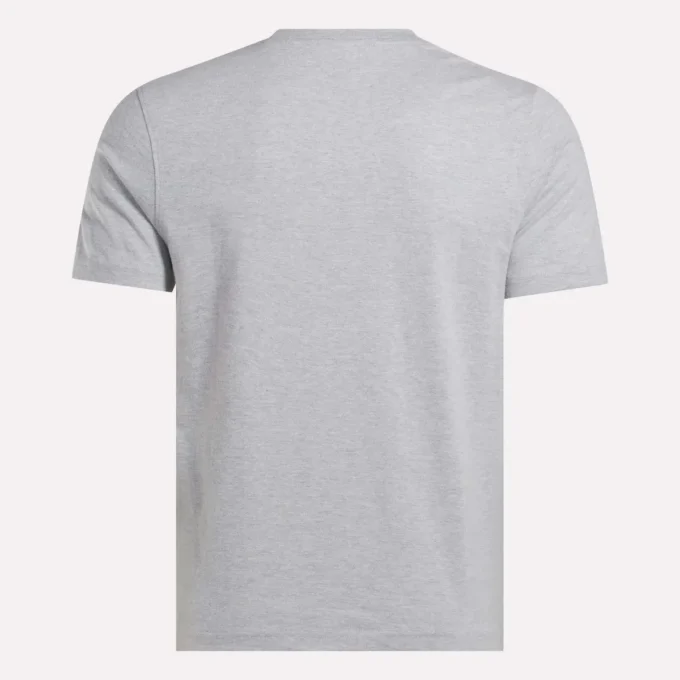 Herren-T-Shirt mit großem Logo und Rundhalsausschnitt