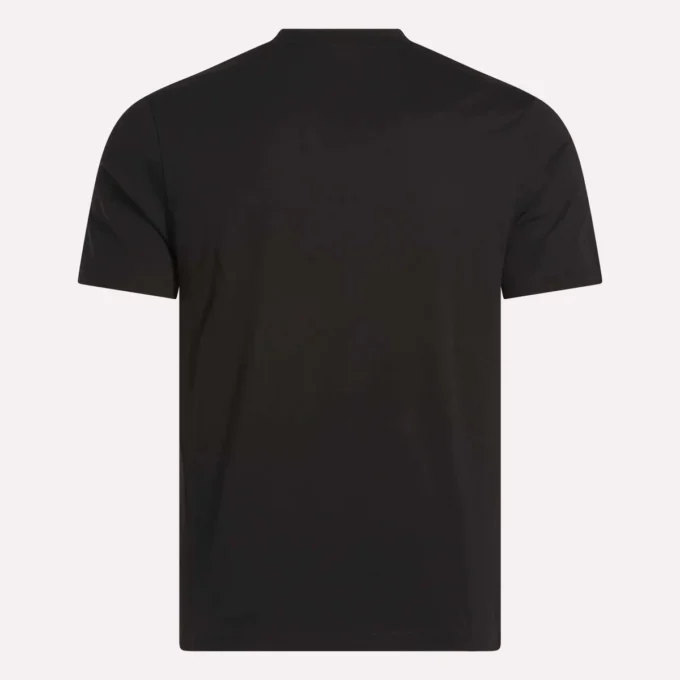 Herren-T-Shirt mit großem Logo und Rundhalsausschnitt