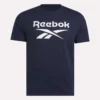 Herren-T-Shirt mit großem Logo und Rundhalsausschnitt