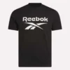Herren-T-Shirt mit großem Logo und Rundhalsausschnitt