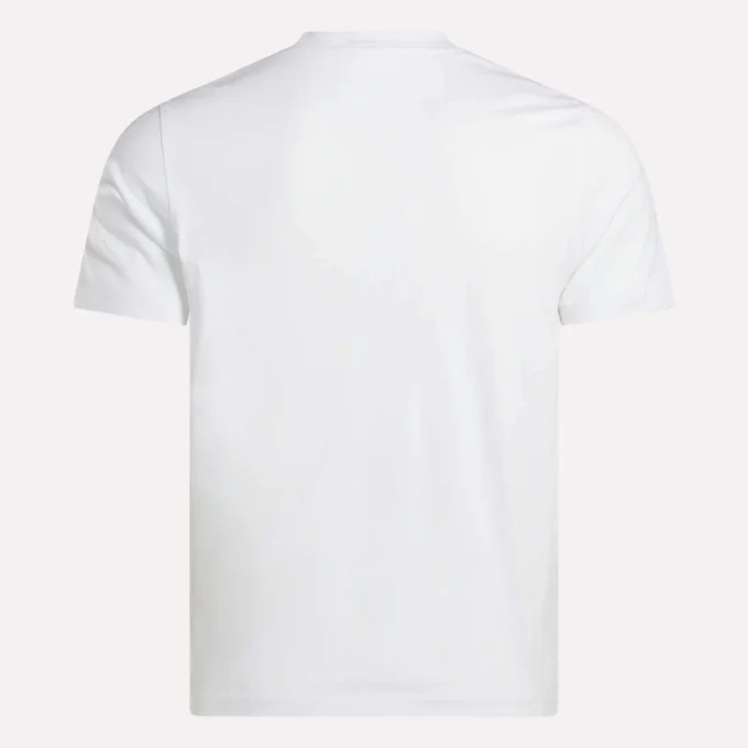 Herren-T-Shirt mit großem Logo und Rundhalsausschnitt