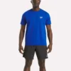 Herren-T-Shirt mit kleinem Logo, Rundhalsausschnitt und kurzen Ärmeln