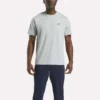 Herren-T-Shirt mit kleinem Logo, Rundhalsausschnitt und kurzen Ärmeln