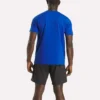 Herren-T-Shirt mit kleinem Logo, Rundhalsausschnitt und kurzen Ärmeln