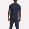 Herren-T-Shirt mit kleinem Logo, Rundhalsausschnitt und kurzen Ärmeln