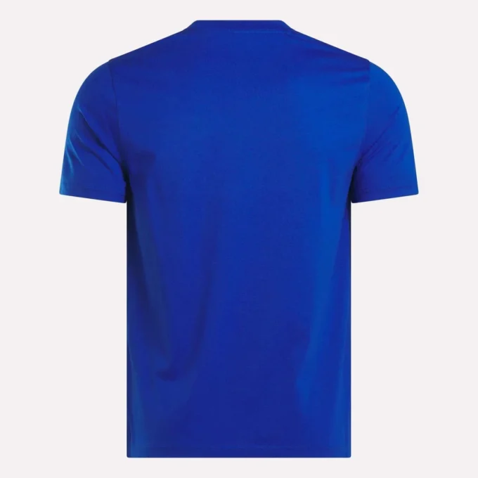 Herren-T-Shirt mit kleinem Logo, Rundhalsausschnitt und kurzen Ärmeln