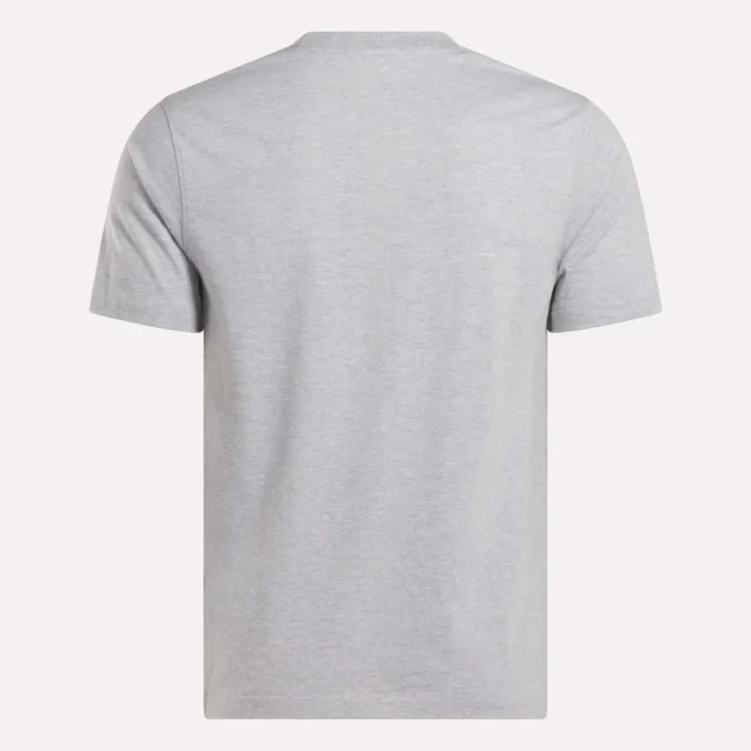 Herren-T-Shirt mit kleinem Logo, Rundhalsausschnitt und kurzen Ärmeln