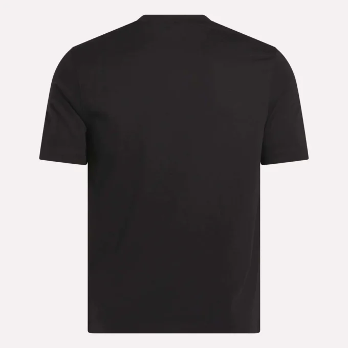 Herren-T-Shirt mit kleinem Logo, Rundhalsausschnitt und kurzen Ärmeln